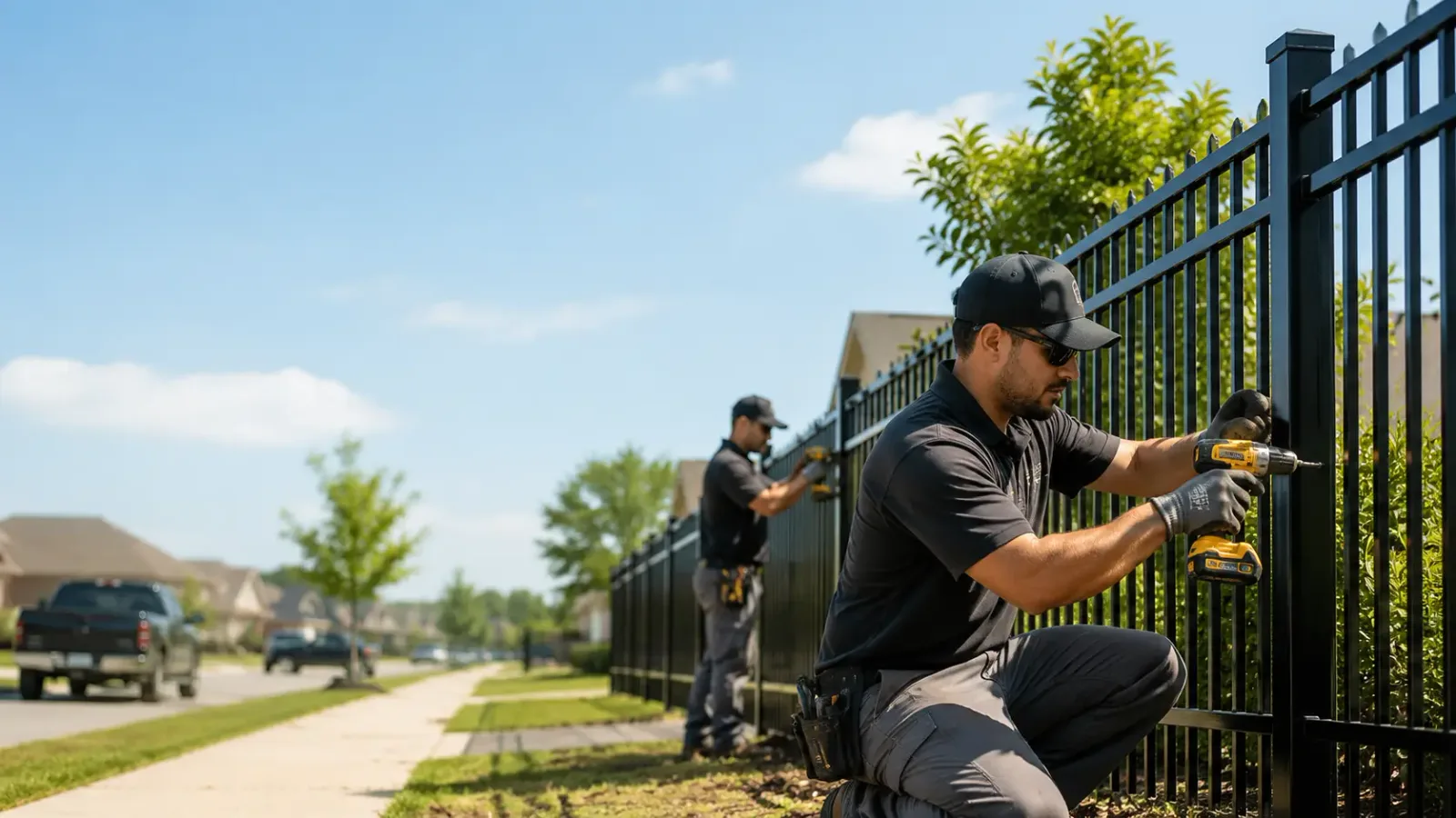 Metal Fence Installation in Bradley, ME
